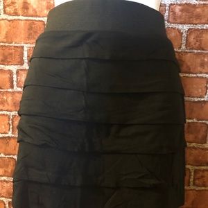 🦋Express Black Ruffle Mini Skirt, Size S